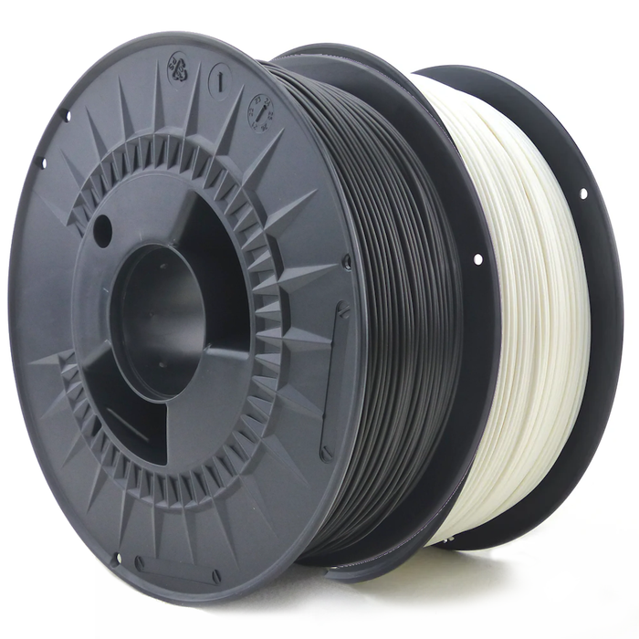 Pack PLA 1.75mm 1kg Noir + 1kg Blanc - Arianeplast