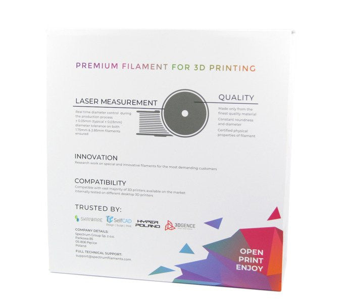 PLA transparent Spectrum - 1.75mm 1kg — Filimprimante3D