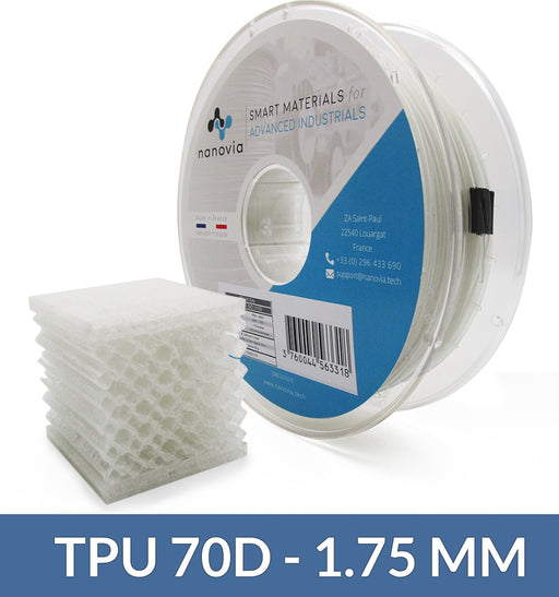 Filament Nanovia PC fibre de carbone 1.75 mm - 500g — Filimprimante3D