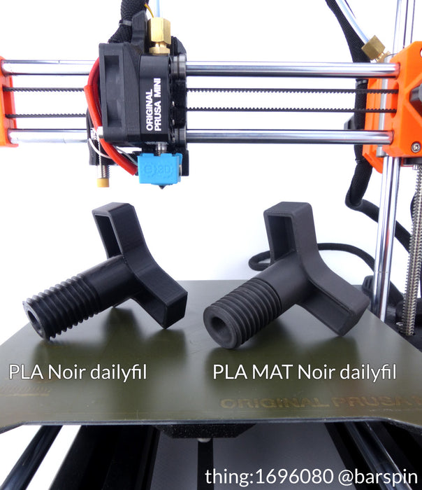 PLA Mat Neofil3D Noir  Filament PLA à surface mat et brut